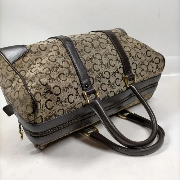 Celine Hand Bag Brown Canvas #72189C76 - Picture 4 of 9